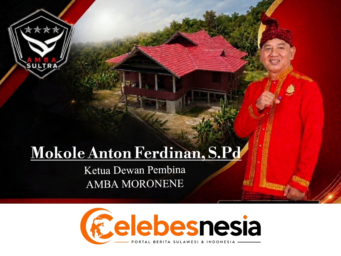 Dewan Pembina AMBA Moronene , Mokole Anton Ferdinan, S.Pd., Ajak Pemuda Jadi Garda Terdepan Pelestarian Budaya dan Inovator Ekonomi Kreatif